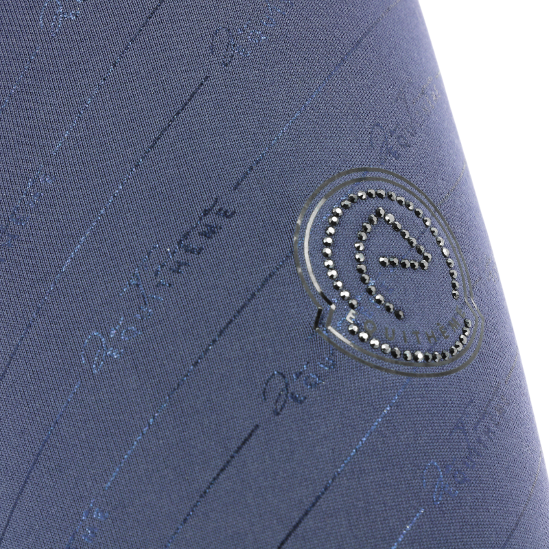 Equithème - Baselayer manches longues femme Je t'aime Sabine bleu/ gris
