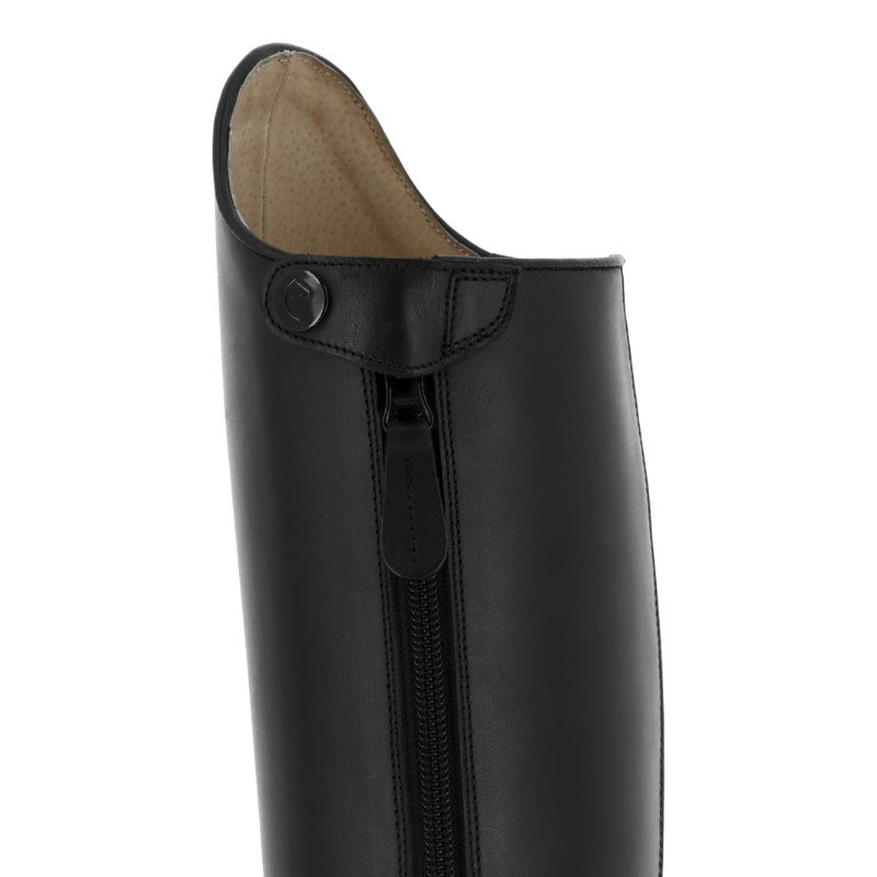 Equithème - Bottes d'équitation en cuir Versailles tige haute noir | - Ohlala