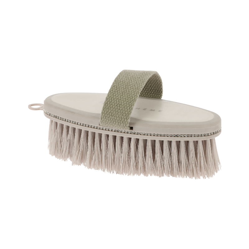 Equithème - Brosse douce Je t'aime strass beige | - Ohlala