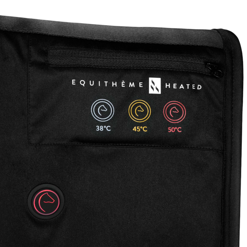Equithème - Chauffe-dos Heated noir