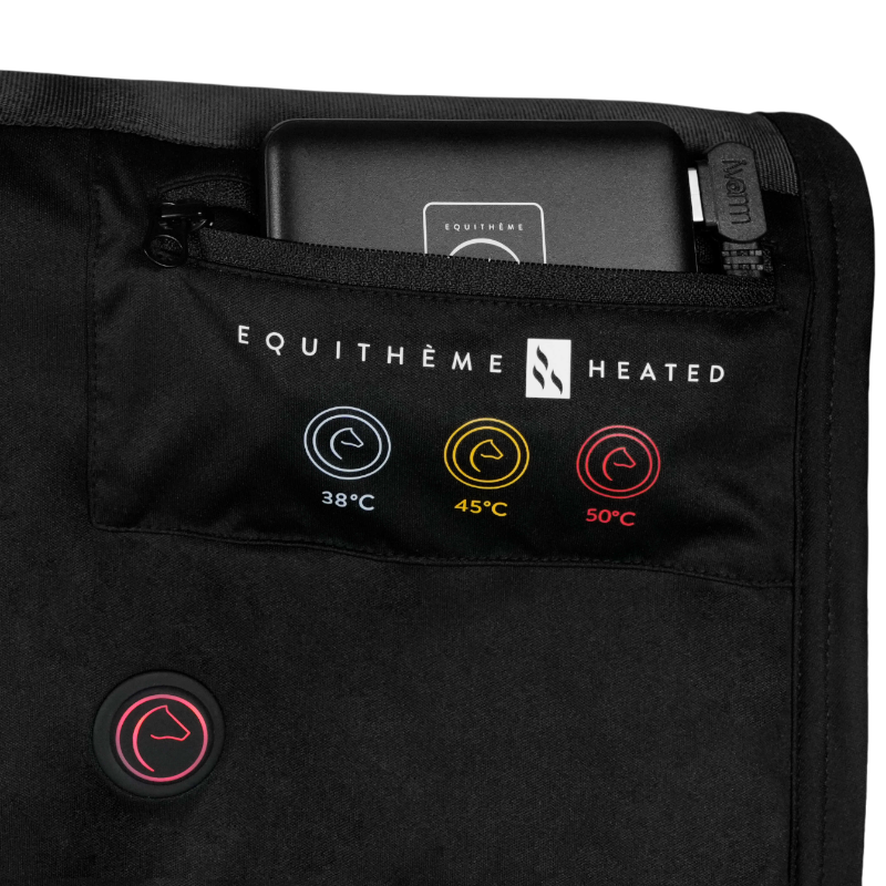 Equithème - Chauffe-dos Heated noir