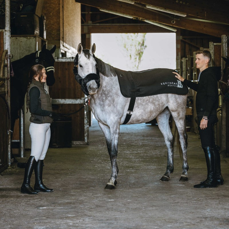 Equithème - Chauffe-dos Heated noir