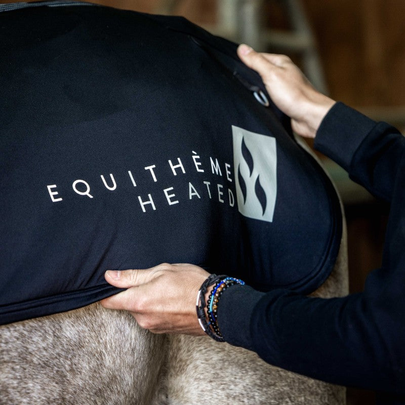 Equithème - Chauffe-dos Heated noir