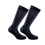 Equithème - Performance sokken marine/ roze (x1) | - Ohlala