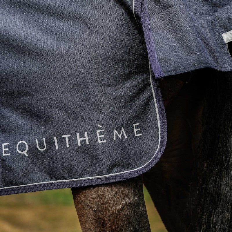 Equithème - Couverture d'extérieur Anatomic Aisance 1200D 50g marine | - Ohlala
