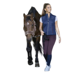 Equithème - Dames mouwloos vest Luna marine | - Ohlala