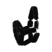 Equithème - Licol pour chevaux Snuggy Je t'aime noir | - Ohlala