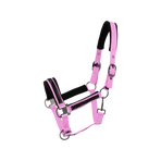 Equithème - Licol nylon Strass rose