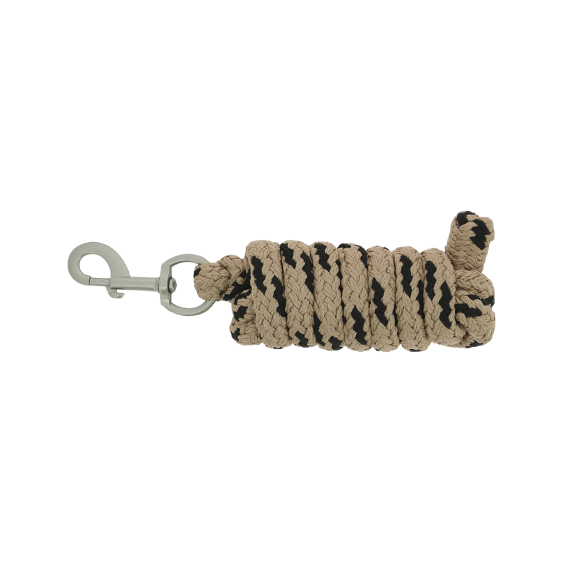 Equithème - Longe Jacquard 2m taupe | - Ohlala