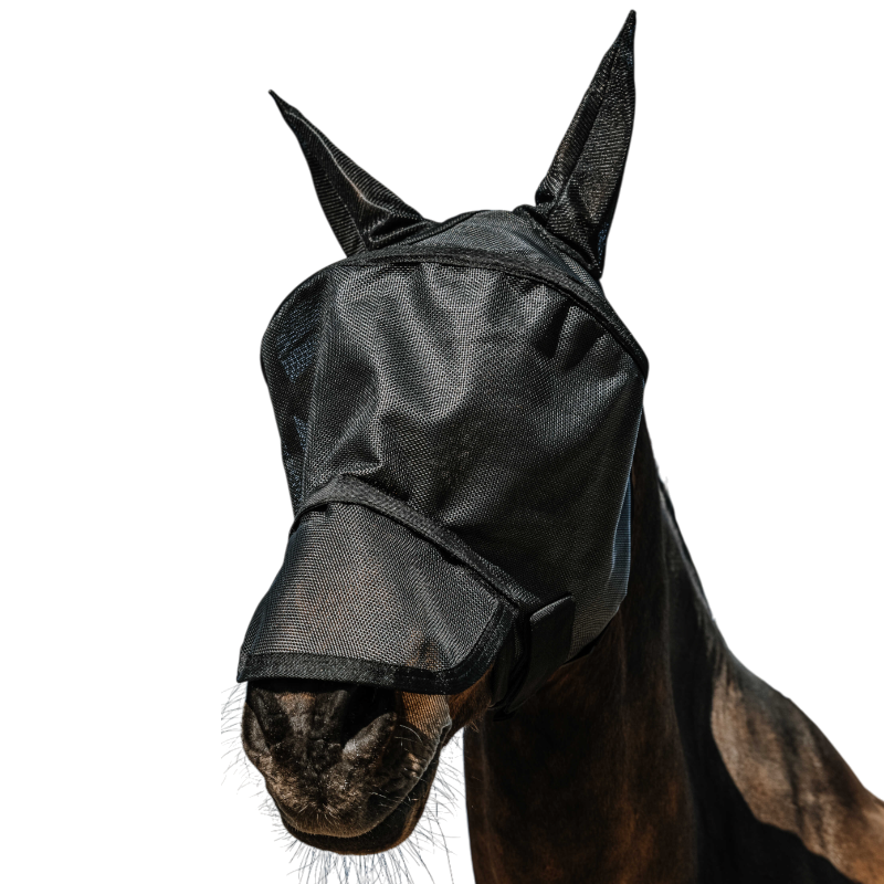 ESTINK Masque de cheval avec oreilles Masque anti-mouches en maille de ESTINK Masque de cheval avec oreilles Masque anti-mouches en maille de