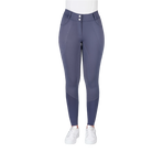 Equithème - Pantalon d'équitation femme Elsa Je t'aime bleu/ gris | - Ohlala