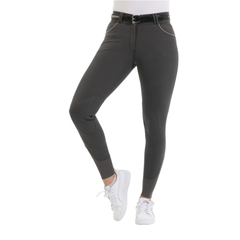 Pantalon Culotte équitation Femme Ovation – Anthracite, Taille 32, Polyester/spandex