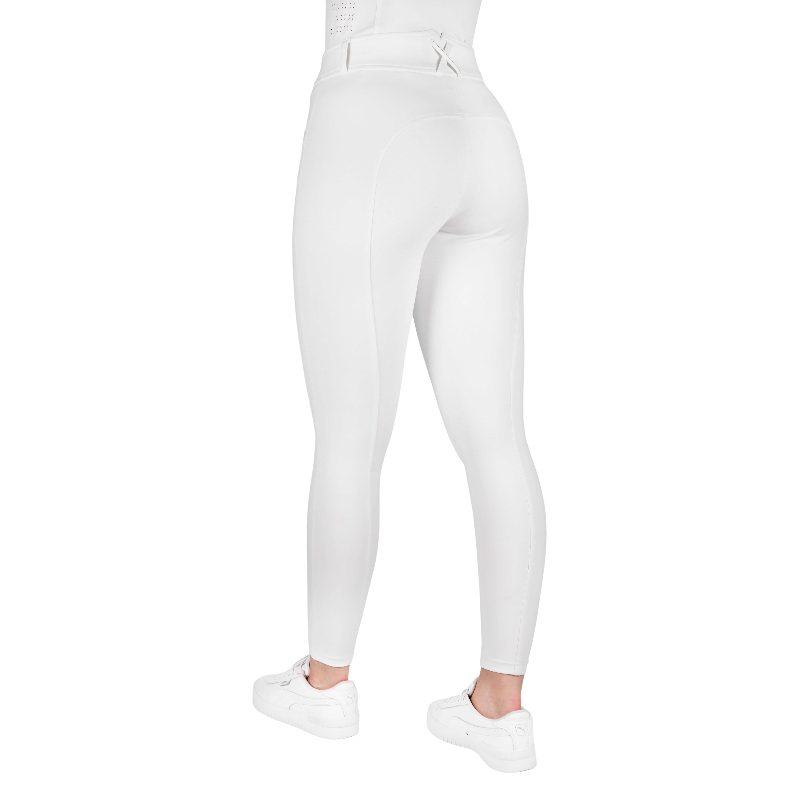 Equithème - Pantalon d'équitation femme Carly blanc