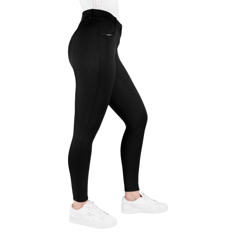 Equithème - Pantalon d'équitation femme Carly noir