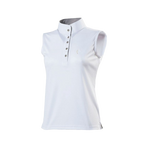 Equithème - Mouwloze polo Mesh Wit | - Ohlala