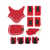 Equithème - Accessoireset voor mini pony rood (x5) | - Ohlala