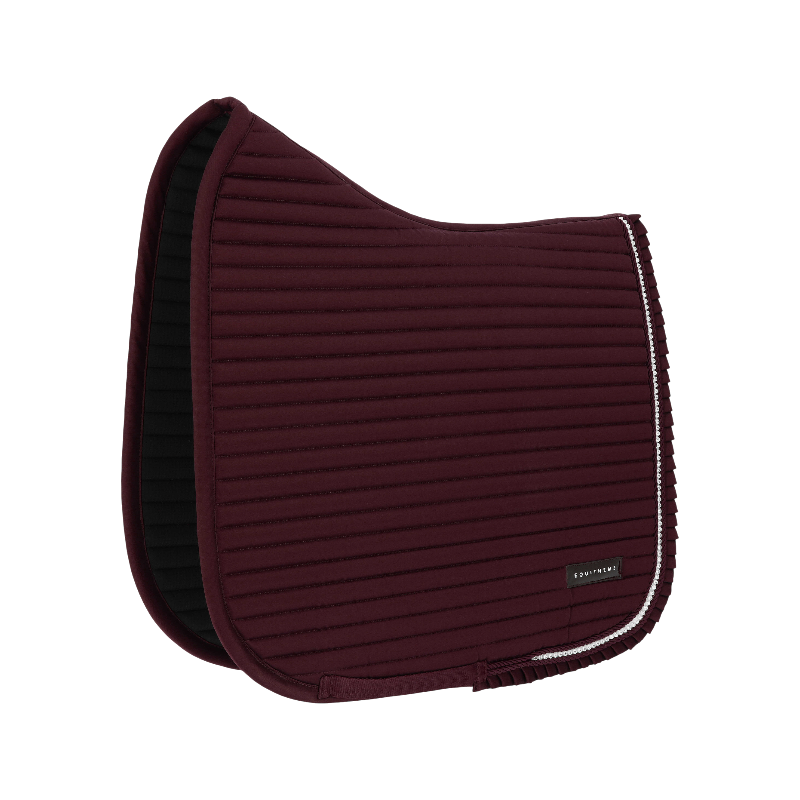Equithème - Dressuurpad Glam bordeaux | - Ohlala