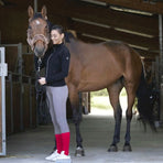 Equithème - Dames fleecejack Lena zwart | - Ohlala