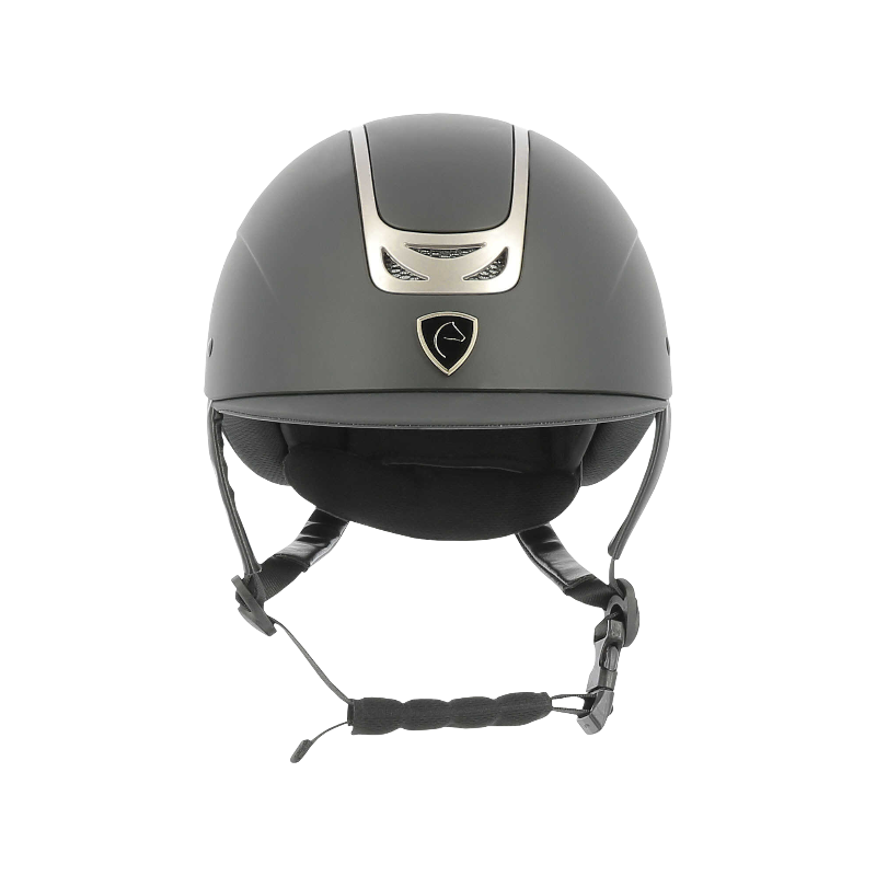 Equithème - Casque d'équitation Pepit noir/ or rose