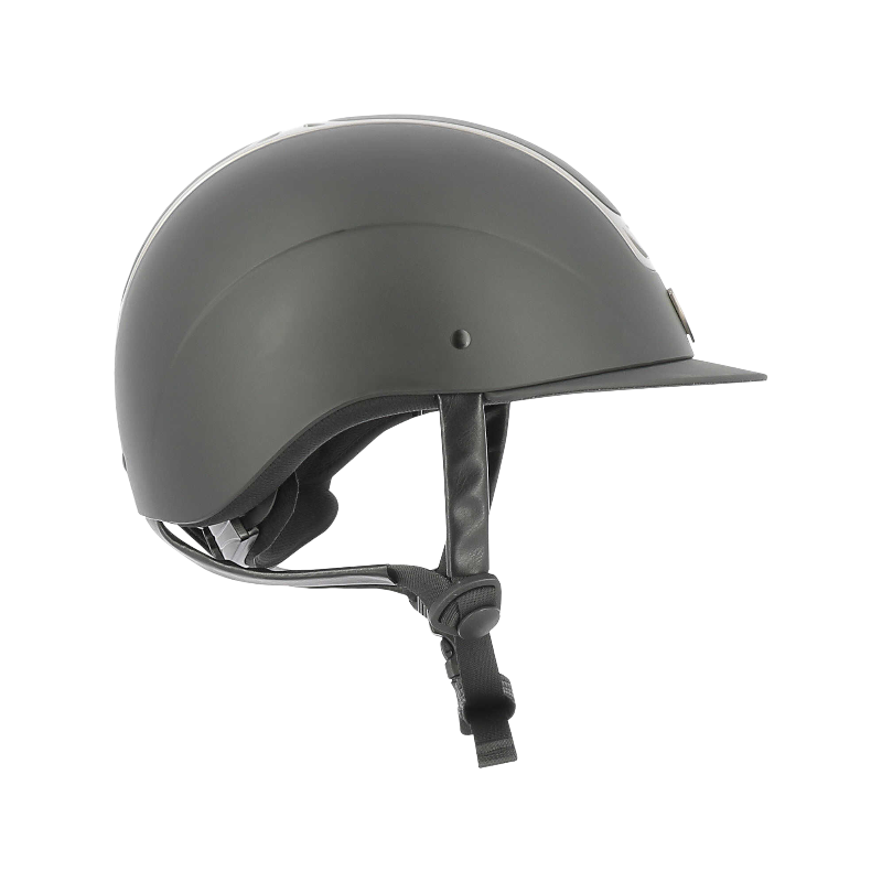 Equithème - Casque d'équitation Pepit noir/ or rose