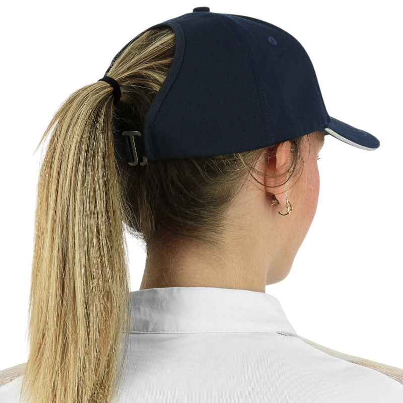 Equithème - Ponytail pet Je T'aime marine | - Ohlala