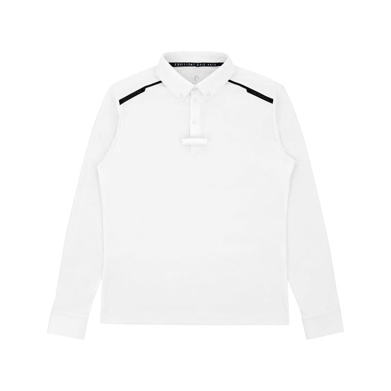 Equithème - Chemise manches longues homme Adrien blanc | - Ohlala