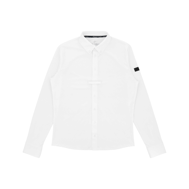 Equithème - Chemise manches longues homme Milan blanc | - Ohlala