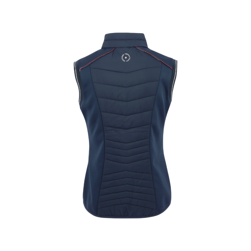 Equithème - Gilet femme sans manches Luna marine