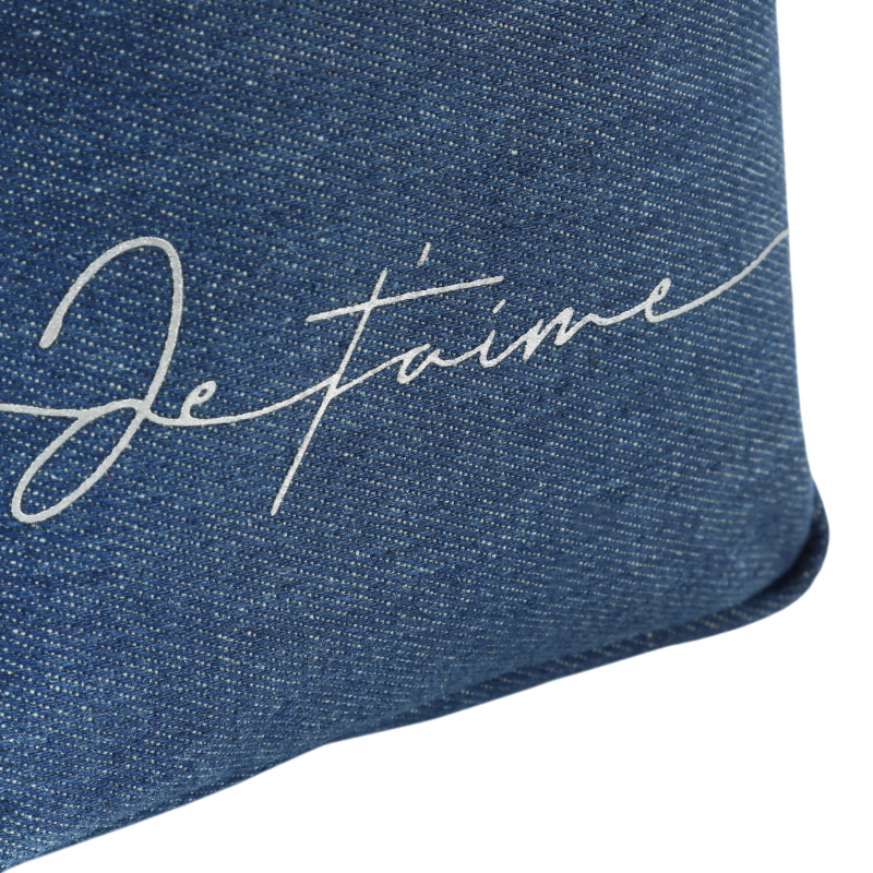 Equithème - Sac de groom Je T'aime denim | - Ohlala