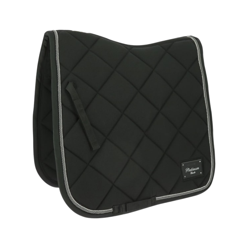 Equithème - Tapis de dressage Platinium Black noir | - Ohlala