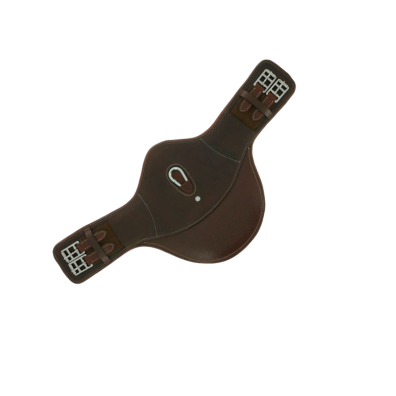 Eric Thomas - Sangle bavette courte Fitter havane | - Ohlala