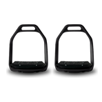 Freejump - Air Pure stijgbeugels gekantelde vloer/ rechts oog zwart | - Ohlala