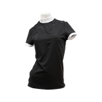 Flags & Cup - Polo de concours manches courtes femme Isla noir | - Ohlala