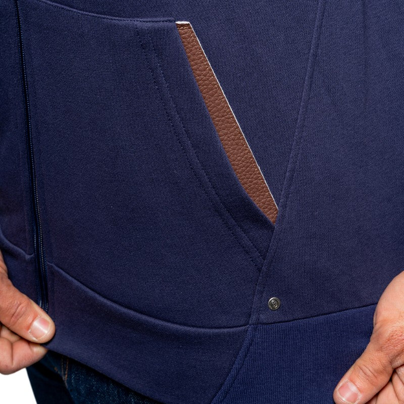 Flags & Cup - Sweat à capuche homme Sacramento marine | - Ohlala