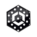 Flex On - Sticker Helm Armet Trex On Dots Zwart