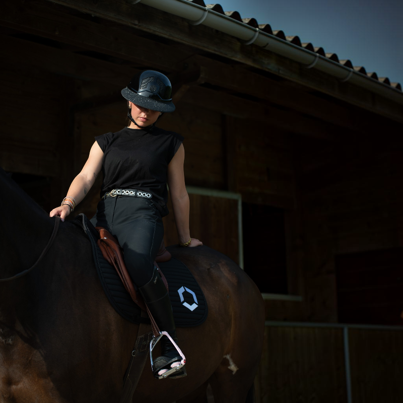 Flex On - Visière pour casque Armet Angel Paillettes noir