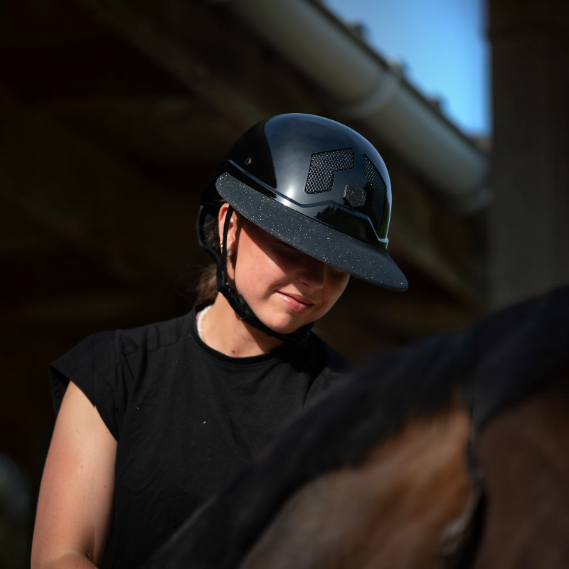 Flex On - Visière pour casque Armet Angel Paillettes noir