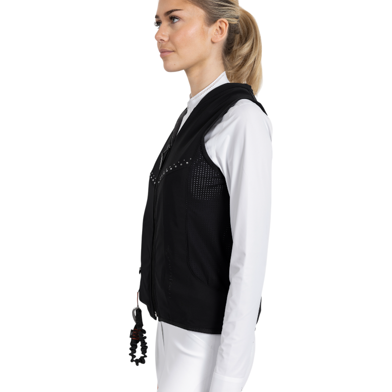 Freejump - Gilet airbag Crystal Preciosa noir | - Ohlala