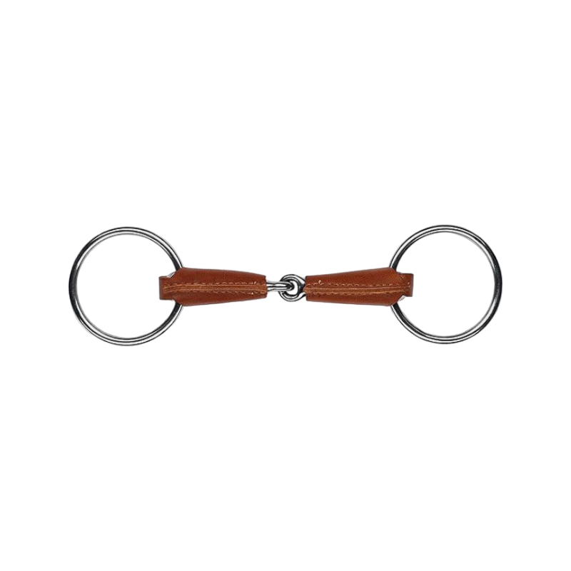 Feeling - Mors 2 anneaux gainé cuir | - Ohlala