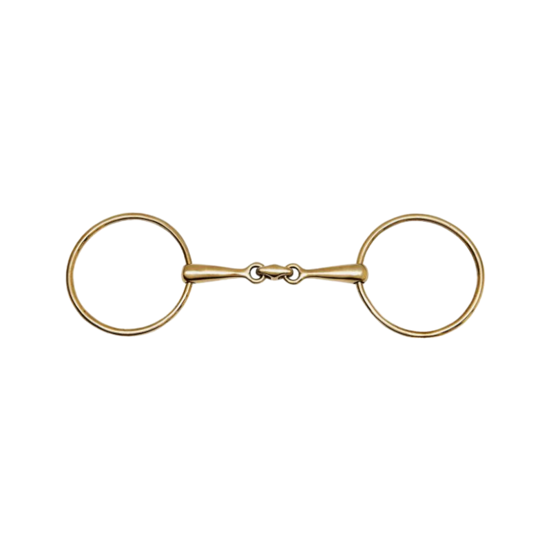 Feeling - Mors 2 grands anneaux fins Anatomique maillechort | - Ohlala