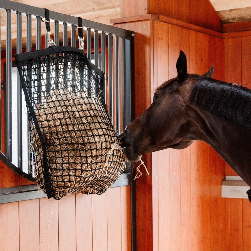 Grooming Deluxe - Filet à foin carré Easy Fill noir 3cm