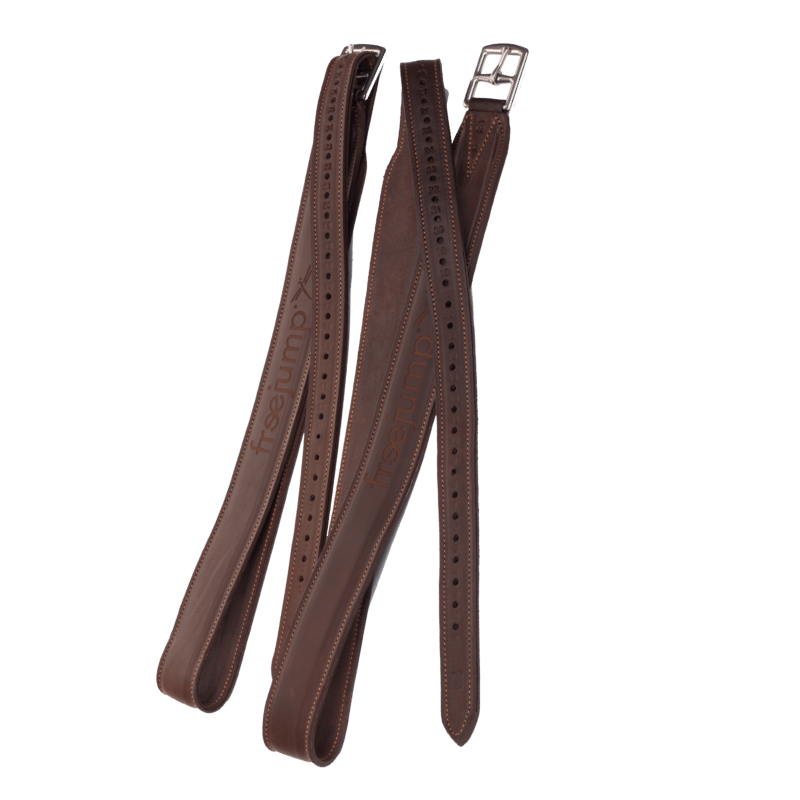 Freejump - Étrivières Classic Wide cognac | - Ohlala