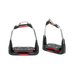 Freejump - Étriers Air's Zwart / Hellende vloer / Gerichte oog / Rood / Rood | - Ohlala