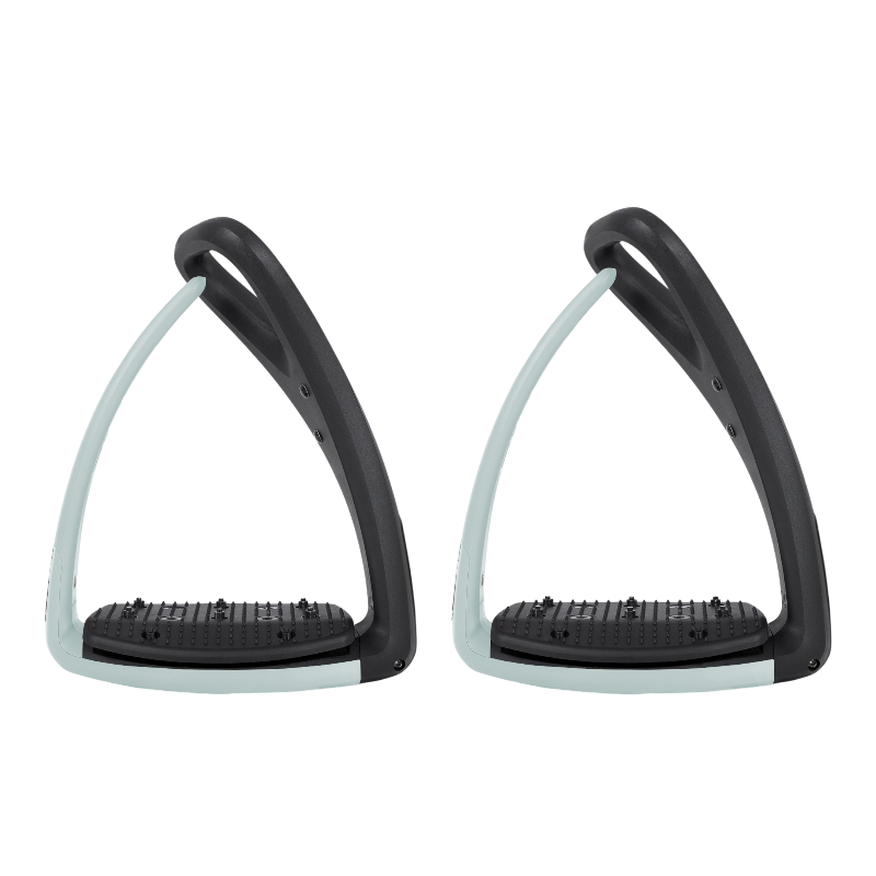 Freejump - Stijgbeugels Soft'Up Pro 2 Zwart/Icy Grey