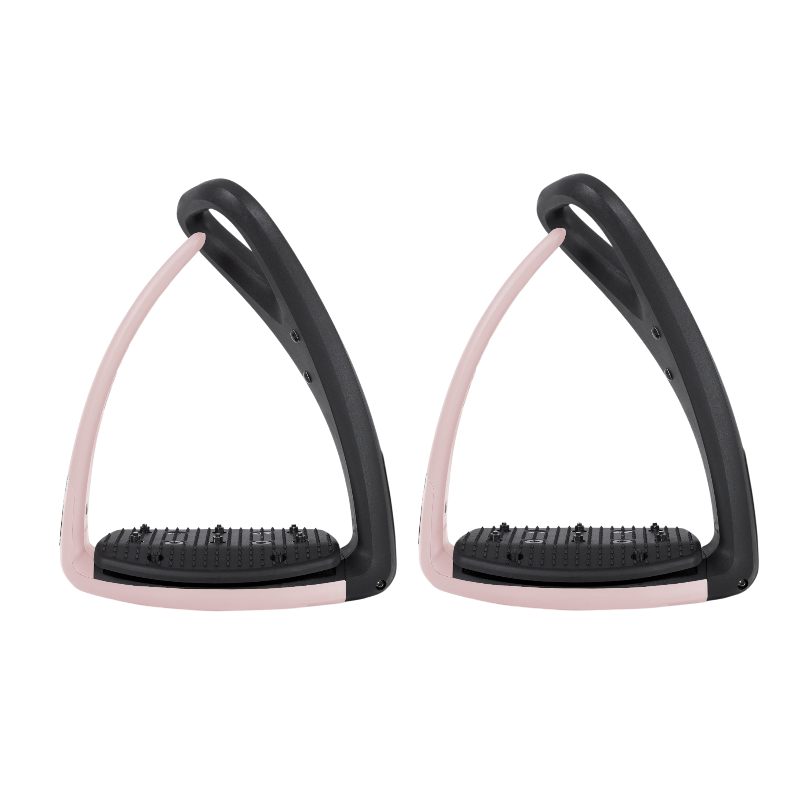 Étriers Freejump Soft Up Pro – Noir/rouge, Branche Flexible, Sécurité Et Confort
