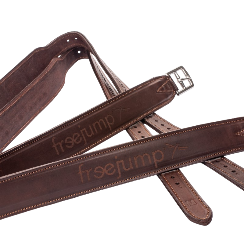 Freejump - Étrivières Classic Wide cognac | - Ohlala