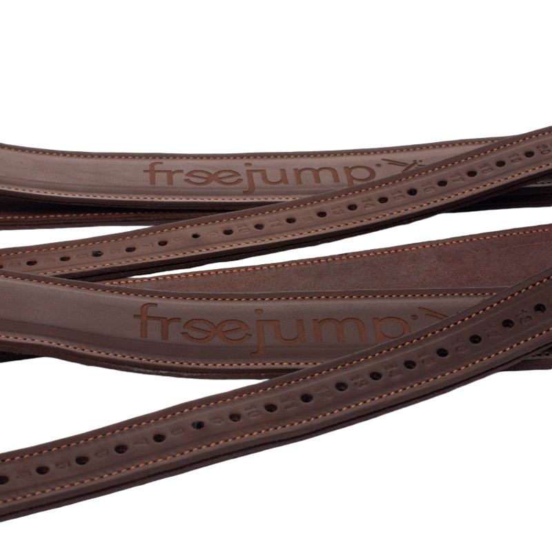 Freejump - Étrivières Classic Wide cognac | - Ohlala