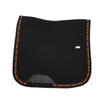 GEM - Tapis de dressage Mesh grip noir/ corail | - Ohlala