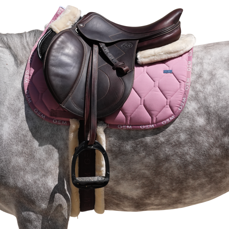 GEM - Tapis de selle Love rose | - Ohlala