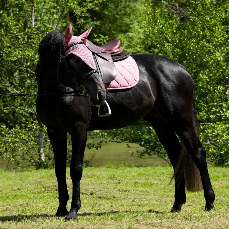 GEM - Tapis de selle Love rose | - Ohlala